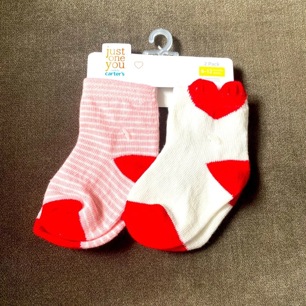 Baby Girl Heart Socks